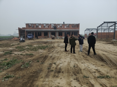 安徽万只羊场建设规划现场